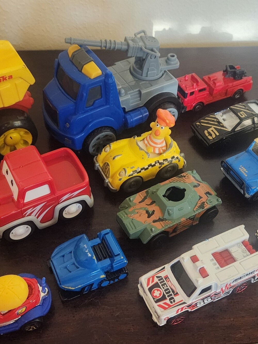 Assorted Toy Cars & Trucks, Lot Of 12